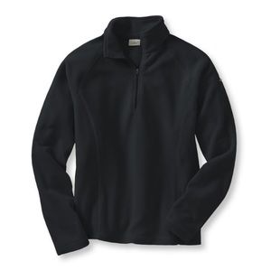 llbean quarterzip in black